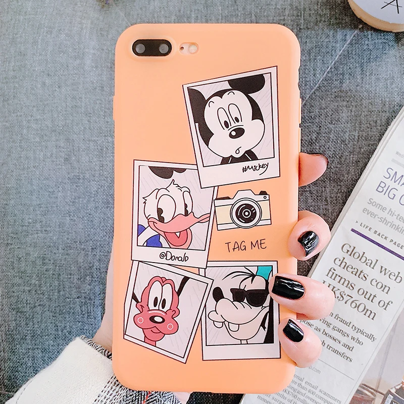 10 Милый мультяшный чехол для телефона Apple iphone 6 6s 7 8 plus x xs xr max 11 Чехлы для телефона из термополиуретана силиконовый Задний Бампер Мягкий защитный чехол - Цвет: 10