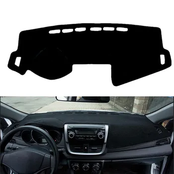 

Car Dashboard Cover Mat Pad Dashmat Sun Shade Instrument Protector Carpet Accessories LHD For Toyota YARIS L 2014 2015 2016 2017