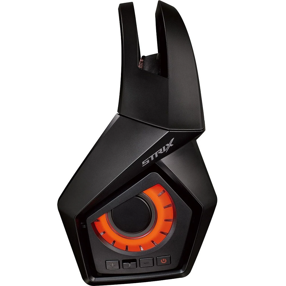 Гарнитура ASUS ROG Strix Wireless беспроводная звук 7.1 2.4GHz 20-20000 Гц 32 Ом 98 дБ 50-16000 Гц-40 дБ USB/2хjack 3.5 мм