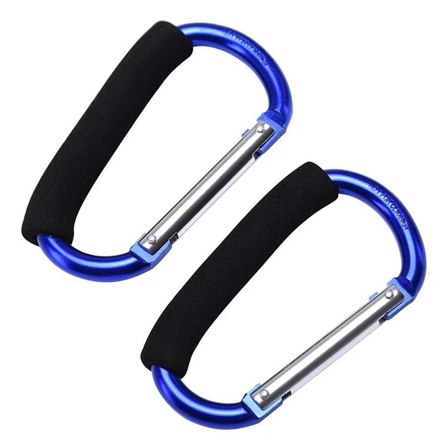 US $6.36 Grocery Bag Shopping Bag Holder Handle Carrier Tool Multi Purpose Snap Hook Stroller Hook Set Organ