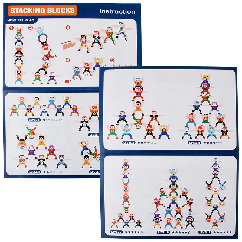 Развивающие строительные блоки Hercules для балансировки своими руками складные