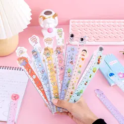 15CM Cute Little Fresh Cartoon Student Dawing Kawaii Ruler Multifunctional DIY Drawing Ruler Student Office School Stationery