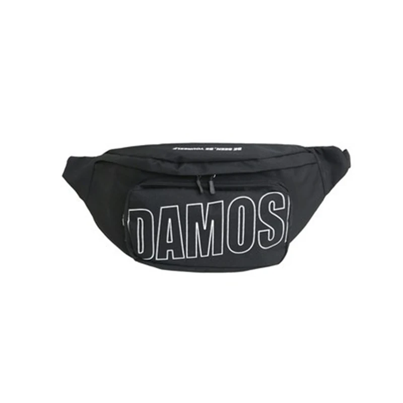 Black Waist pack Новые Мужские поясные сумки Оксфорд поясная сумка письмо улица Банан сумки унисекс Хип сумка высокой емкости Хип-Хоп сумка через плечо - Цвет: Black Waist pack