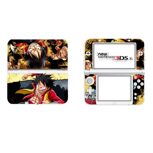 Аниме Одна деталь Луффи виниловая наклейка кожи Стикеры для нового 3DS XL LL шкуры Стикеры s для нового 3dsll Винил Защитная Наклейка - Цвет: DSLL0334