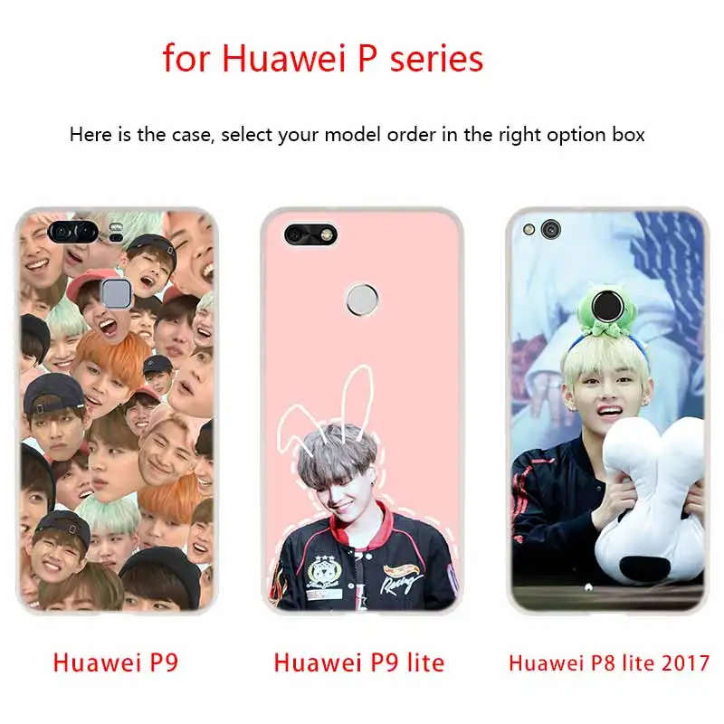 Чехол для телефона huawei P8 P9 Lite P10 P20 P30 Lite Plus Pro P Smart мягкий чехол Kpop Bangtan для мальчиков