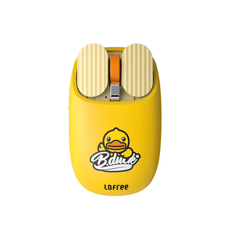 LOFREE/Lofie Little Yellow Duck MAUS Bluetooth мышь беспроводная домашняя офисная игровая Милая