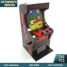 

MOC Coin-Op Arcade Machine TV Game Classic Shape Model Modular Toy Kid Child IDEA Building Blocks Set Bricks Christmas Gift