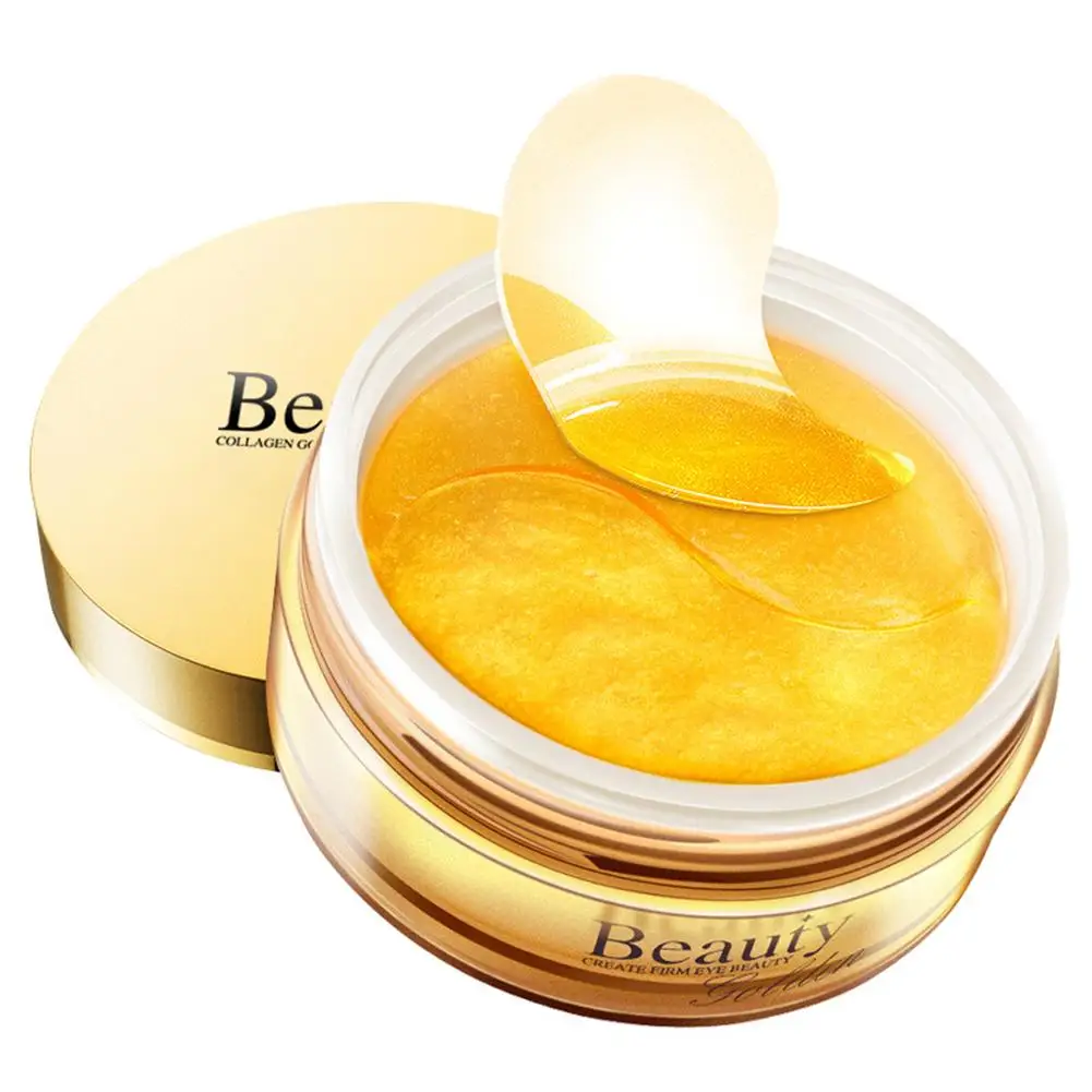 

60pcs Collagen Gold Lady Eye Masks Soothing Moisturizing Fine Lines Dark Circles Relieving Eye Masks Skin Care Products