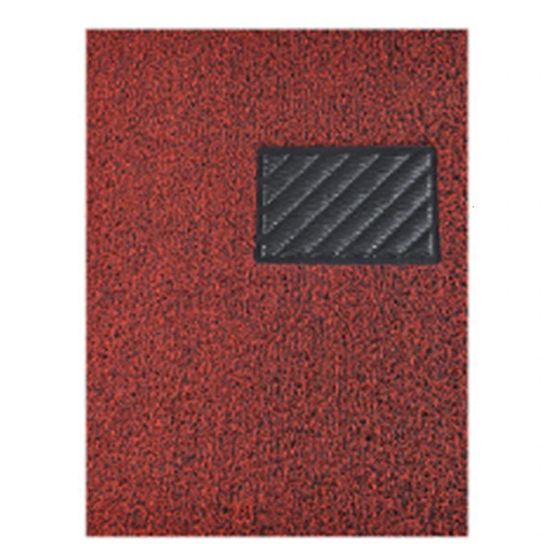 Автомобильные коврики универсальные легко моющиеся водонепроницаемые и грязные основные и пассажирские автомобильные коврики - Название цвета: 1pcs front red