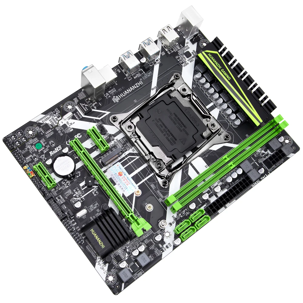 Игровая материнская плата HUANANZHI X99 8M Intel LGA 2011 3 E5 все серии DDR4 RECC 64 Гб M.2 NVME USB3.0