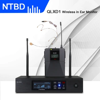 

NTBD Stage Performance Hip Hop Sing Speech Sound Broadcast High Quality QLXD1 Bodypack Transmitter Headset Mic Headphone