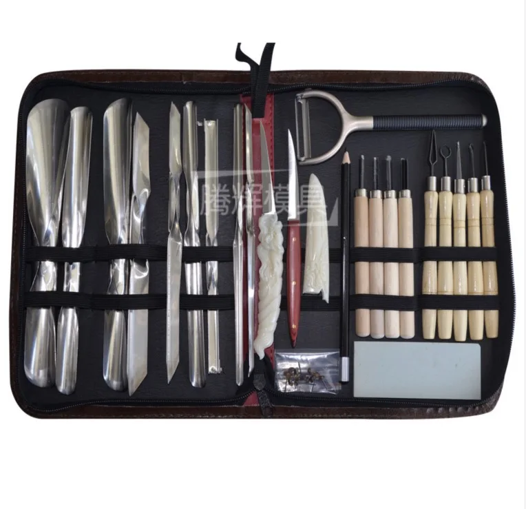 

1SET Fruit Vegetable Carving Knife Professional Engraving Tool Set