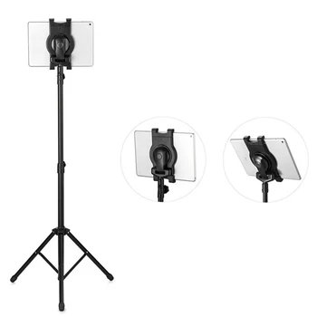 

Adjustable Tripod Floor Stand Flexible Tablet Holder Bracket Music Rack Mount Support for Tablets for ipad Phone Holder