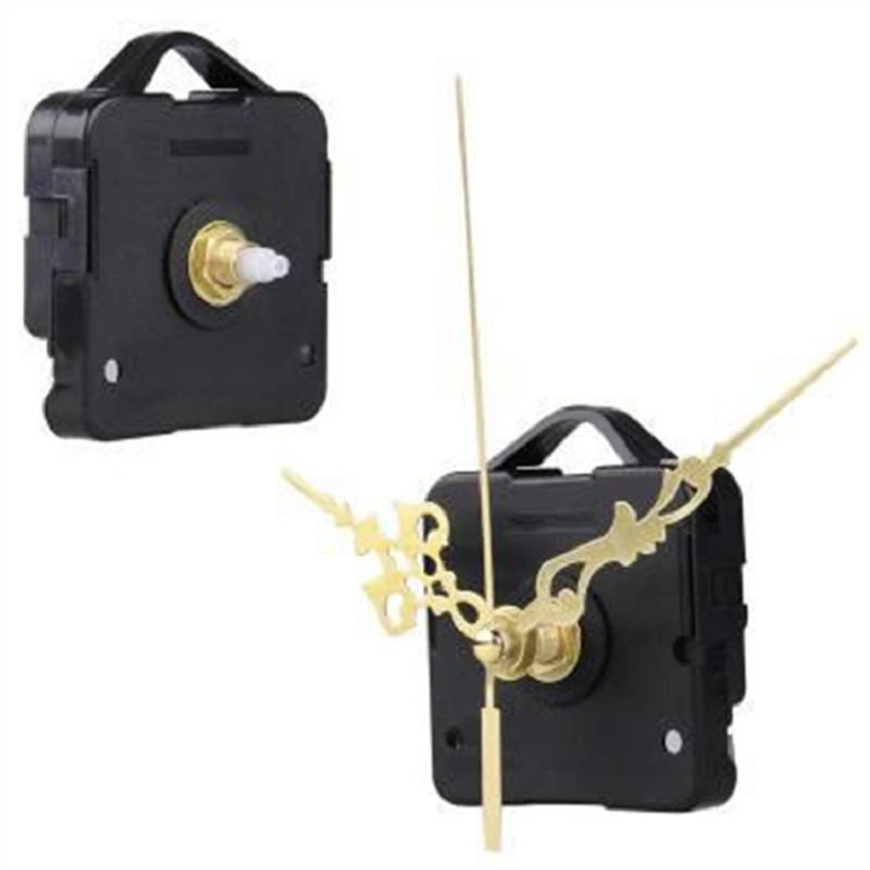 1Set Silent Clock Colorful Hands Quartz Wall Clock Mechanism Movement Repair Replacement Parts Clockwork Clock Parts