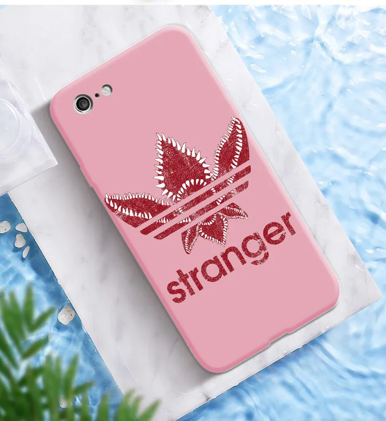 phone cases for iphone 7 Stranger things season 3 phone case for iPhone X XR XS 11 12Pro Mini MAX 6 7 8 plus SE For clear soft Silicone Matte Pink cover iphone 7 waterproof case