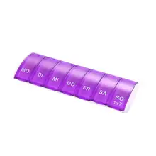 7 Day Pill Container Customized Well-organized Pill Case Pill Organizer for Senior Old