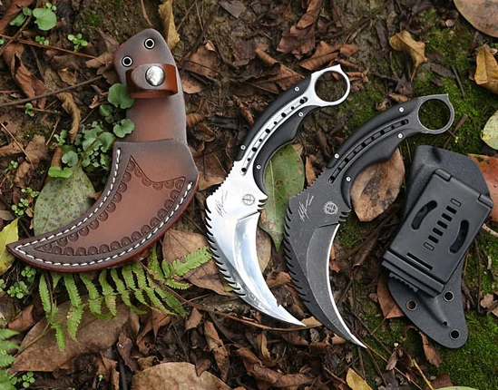 Фиксированный нож Karambit 9cr18mov лезвие сталь + G10 Ручка Открытый Отдых тактические