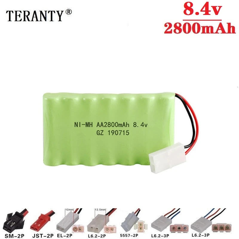 

( M Model ) 8.4v 2800mah NiMH Battery For Rc toys Car Tanks Trains Robot Boat Gun Ni-MH AA 700mah 8.4v Rechargeable Battery