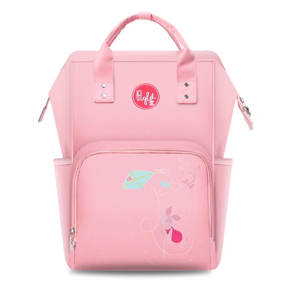 Pig Pink Disney рюкзак для мам, подгузник для мам, большая вместительность, сумка для детских подгузников, дорожная сумка для коляски, рюкзак для кормления, сумки для ухода за ребенком - Цвет: Pig Pink