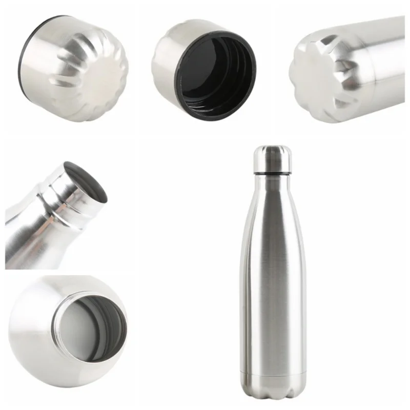 

Portable Stainless Steel Vacuum Insulated Water Bottle Travel Coffee Mug Tea Bottle Outdoors Office Camping Tumbler Can