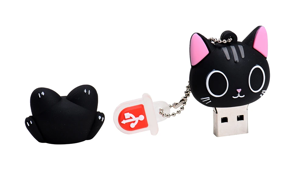 JASTER cartoon cat  usb flash drive usb pendrive et 4GB 8GB 16GB 32GB 64GB 128GB USB 3.0 bulk gift usb memory stick u disk best pen drive