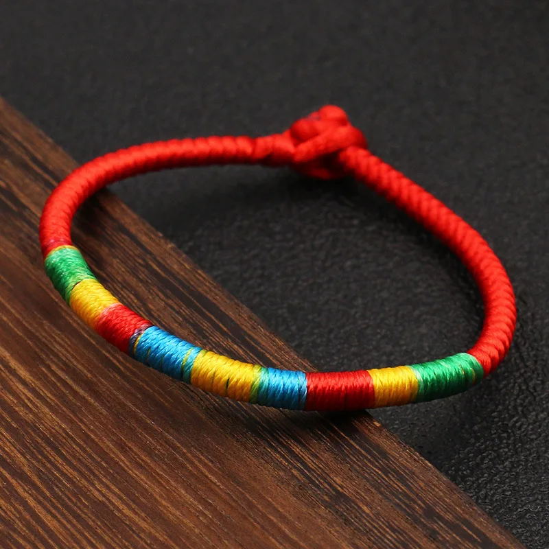 

Fashion Rasta Silk Thread Red String Friendship Bracelet Surfer Handmade Wristband Unisex Jewelry