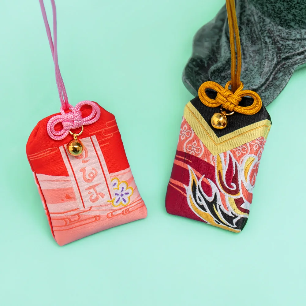 Impact Amulet Cosplay Anime Inazuma Thoma Yae Miko Xiao Venti Zhongli Protettivo Talismano Kawaii Pendenti Puntelli Regali