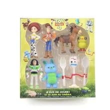 Новинка 7 шт. Высокое качество История Игрушек 4 Базз Лайтер форки Вуди из мультфильма Джесси фигурка Коллекционная кукла игрушки для детей