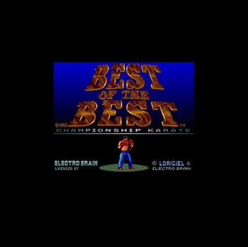 

Best of the Best - Championship Karate NTSC Version 16 Bit 46 Pin Big Gray Game Card For USA Game Players