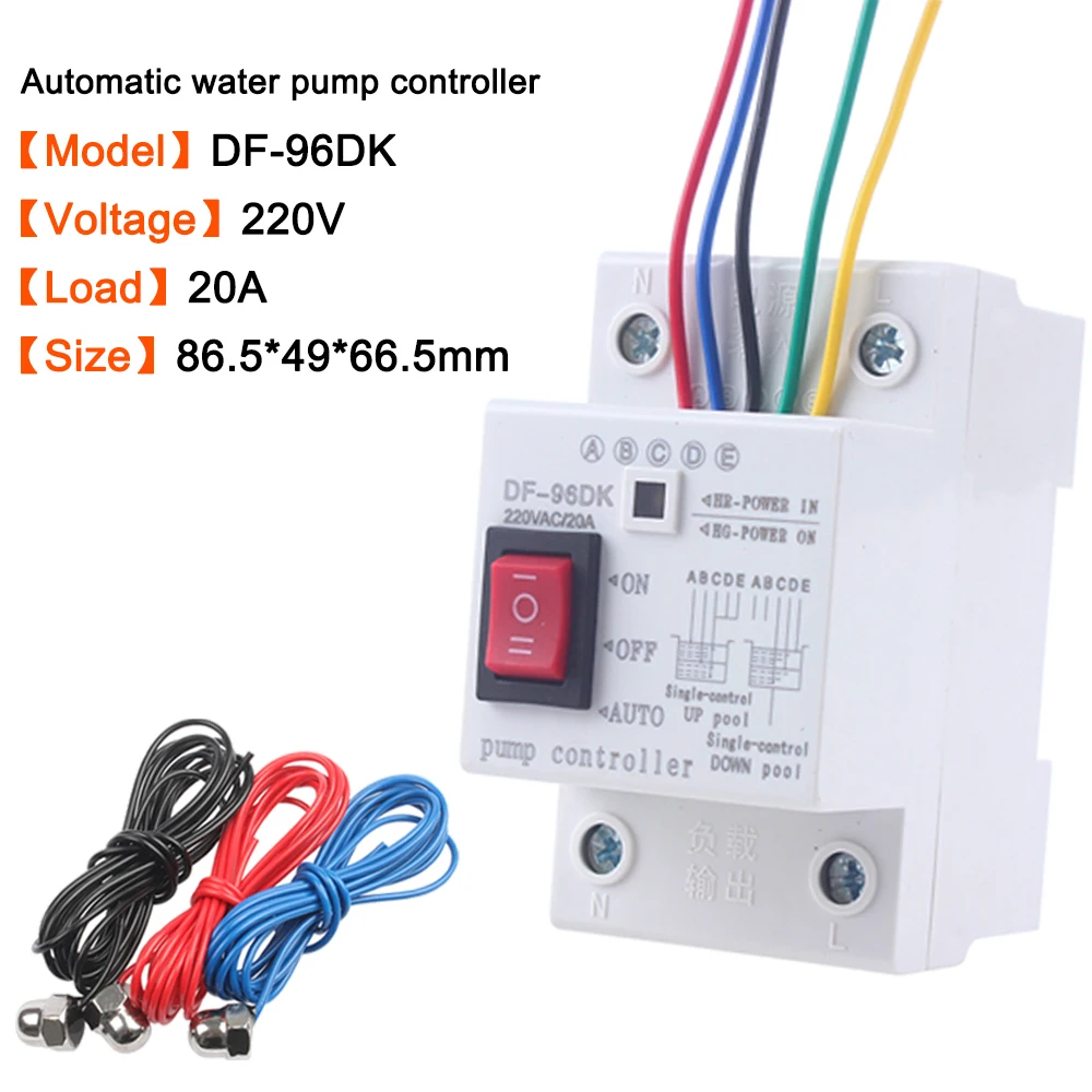 Water Level Controller DF-96A DF-96D DF-96DK Automatic Pump Cistern Liquid Switch 3 probes
