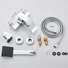 Matte Black Bathtub Faucet Waterfall Shower Faucet Wall Mounted Hot Cold Water Mixer For Bathroom Chrome Bath Shower Faucet 6
