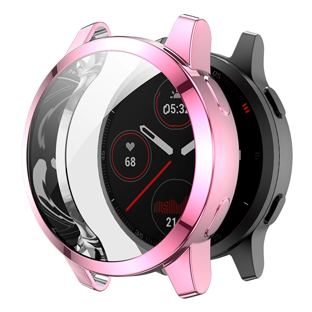 2021 TPU Soft Screen Glass Protector Case Shell Frame For Garmin Vivoactive 4/4S Venu 2/2S Bumper Vivoactive4 Venu2 Full Cover