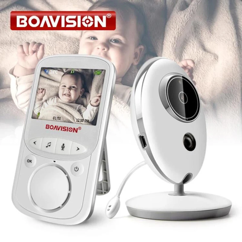 Mejores Ofertas Inalámbrico LCD Audio Video Monitor de bebé VB605 Radio niñera música intercomunicador IR 24 h portátil Cámara bebé Walkie Talkie niñera 76o6l1bO