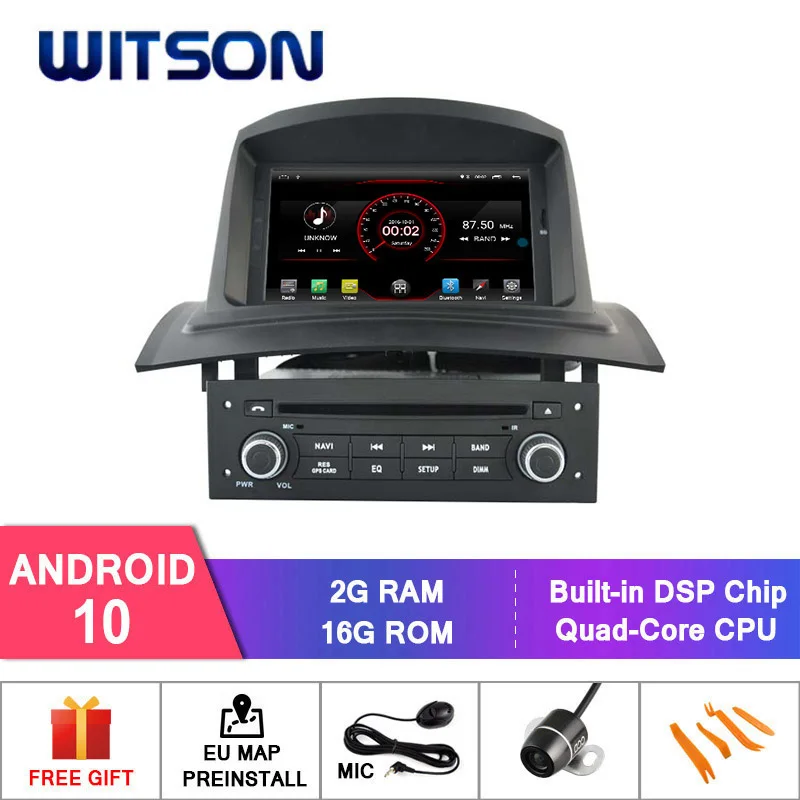 WITSON Android 10 0 IPS HD экран для RENAULT MEGANE 2 автомобильный DVD GPS радио 4 ГБ ОЗУ + 64 Гб FLASH 8 Octa Core