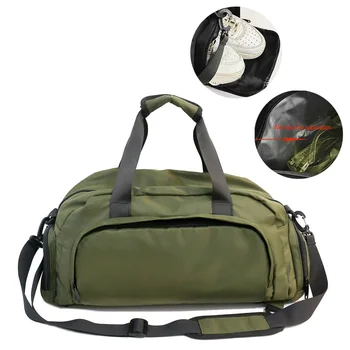 

Sports Fitness Bag for Sports Training Handbag Male Travel Backpack Wet and Dry Shoulder Bag Shoe Compartment Sac De Sport