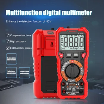 

Digital Multimeter LCD Screen Display Voltage Resistance Tool with Backlight CLH@8
