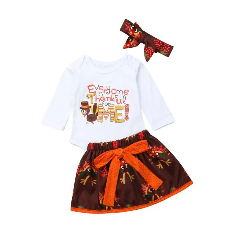 baby girl thanksgiving romper