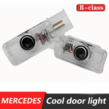 

2pcs 3D LED Car Welcome Door Light Projection Laser Ghost Light For Mercedes-Benz R-class W215 ML-W164 GL-X164 R300 R350 ML300