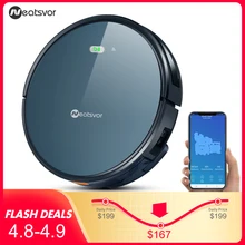 NEATSVOR X500 רובוט שואב אבק 1800PA Poweful יניקה 3in1 לחיות מחמד שיער בית יבש רטוב לשטוף ניקוי רובוט אוטומטי טעינה ואקום(China)