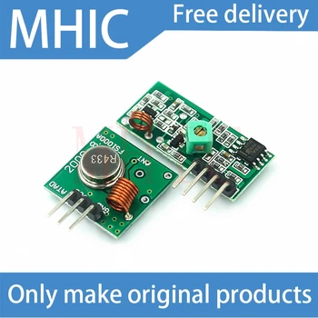 

10pcs/lot 5V super regenerative receiving module/wireless receiving module/wireless transmitting module 433/315MHZ