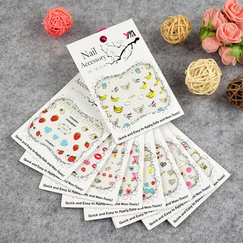 

30pcs metal brand nail stickers