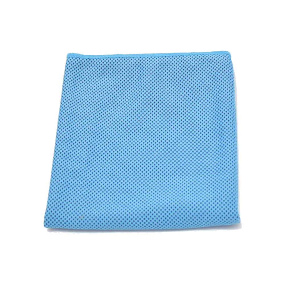 Спортивное Полотенце на открытом воздухе холодное ощущение полотенце для мгновенного охлаждения для бега, спортзала, йоги N66 - Цвет: Синий