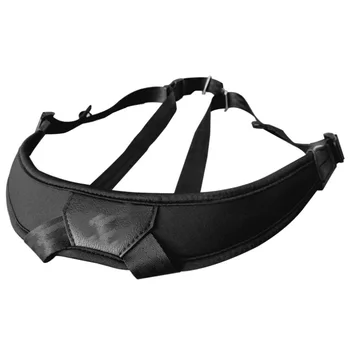 

ABZB-Sax Strap Leather Sax Shoulder Strap Harness Metal /Lock Hook Soft Saxphone Strap for Alto&Tenor Saxophone