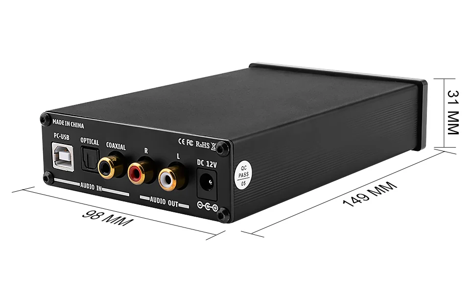 AIYIMA мини-усилитель портативные наушники HiFi AUX усилители TPA6120 PC-USB DAC декодер Аудио гарнитура Amplificador с регулятором громкости