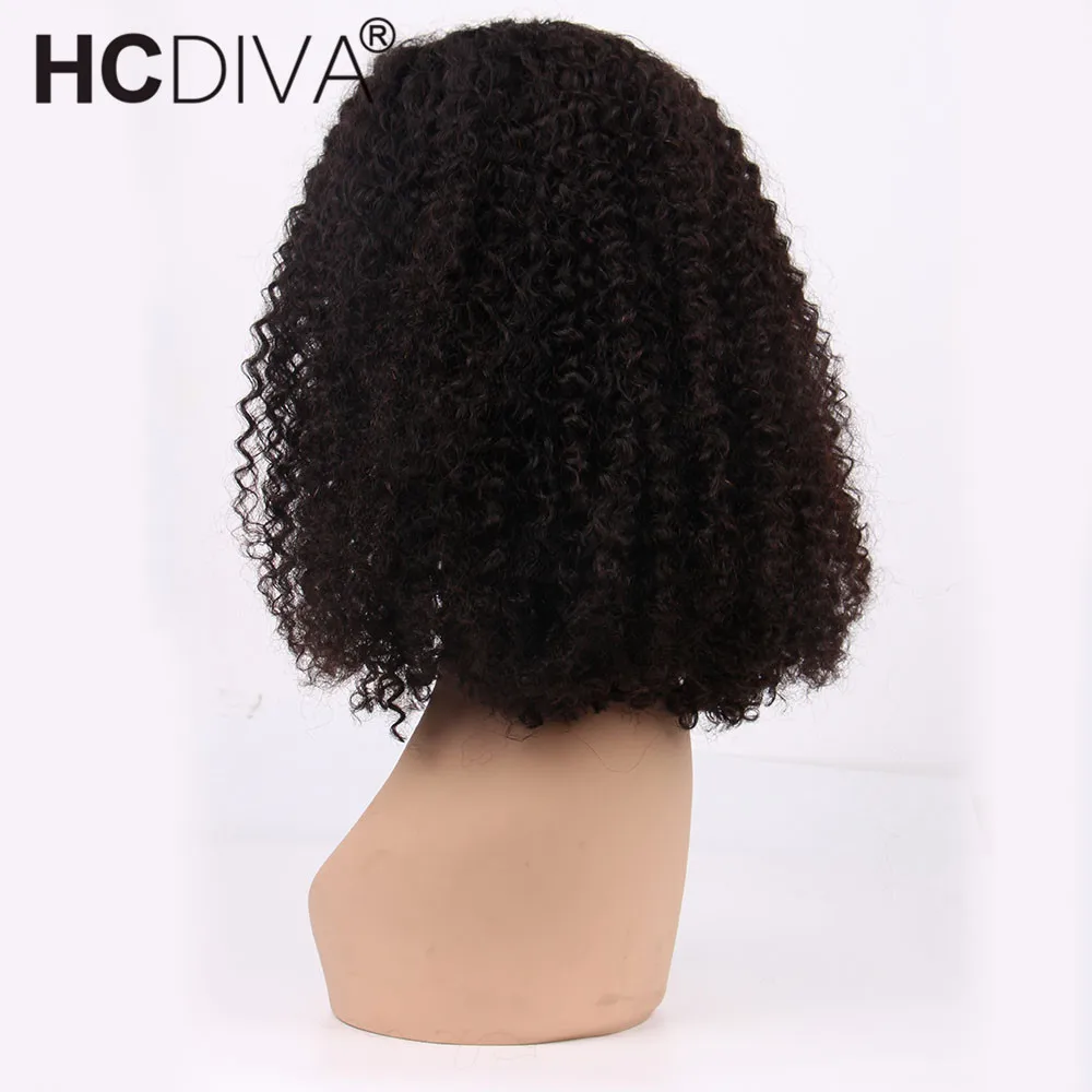 Короткий парик-Боб вьющиеся синтетический Frontal шнурка волос человеческие волосы Искусственные парики для черный для женщин 150%