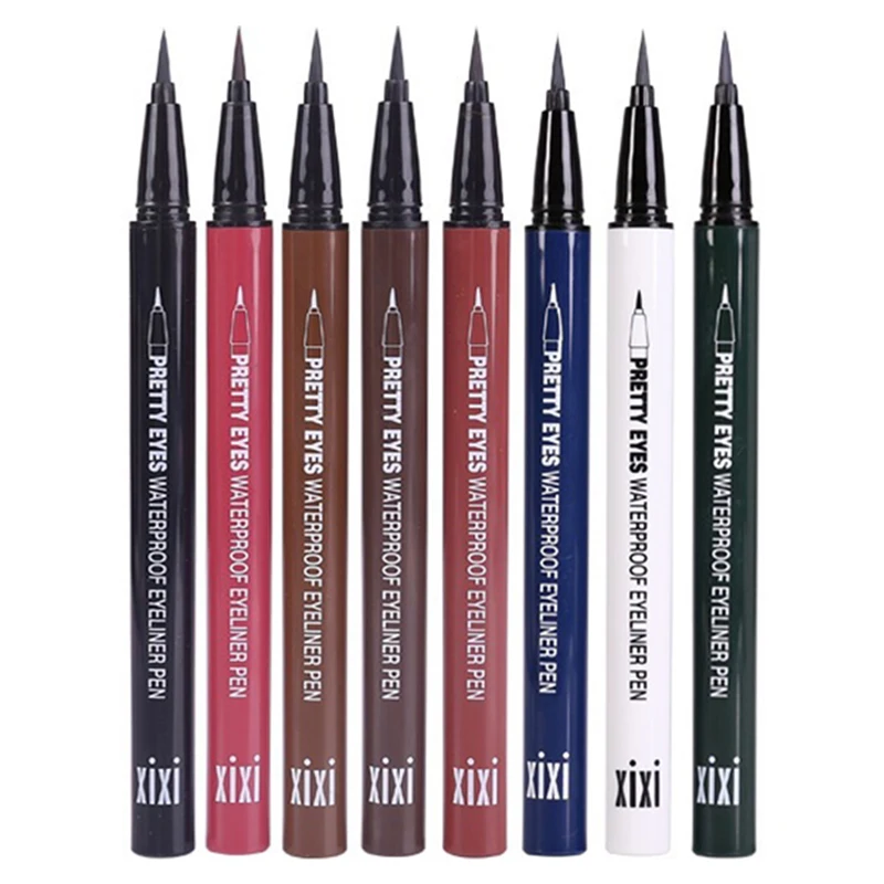 Горячая в ins подводка для глаз водостойкая и стойкая к поту черная Стойкая подводка для глаз Карандаш Косметика Красота Макияж