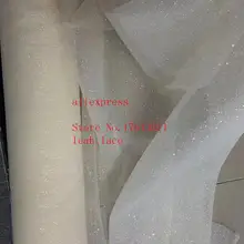 10 ярдов/сумка светильник абрикос пузырьковая сетка блестящая Порошковая ткань используется в свадебном платье модный дизайн CH77