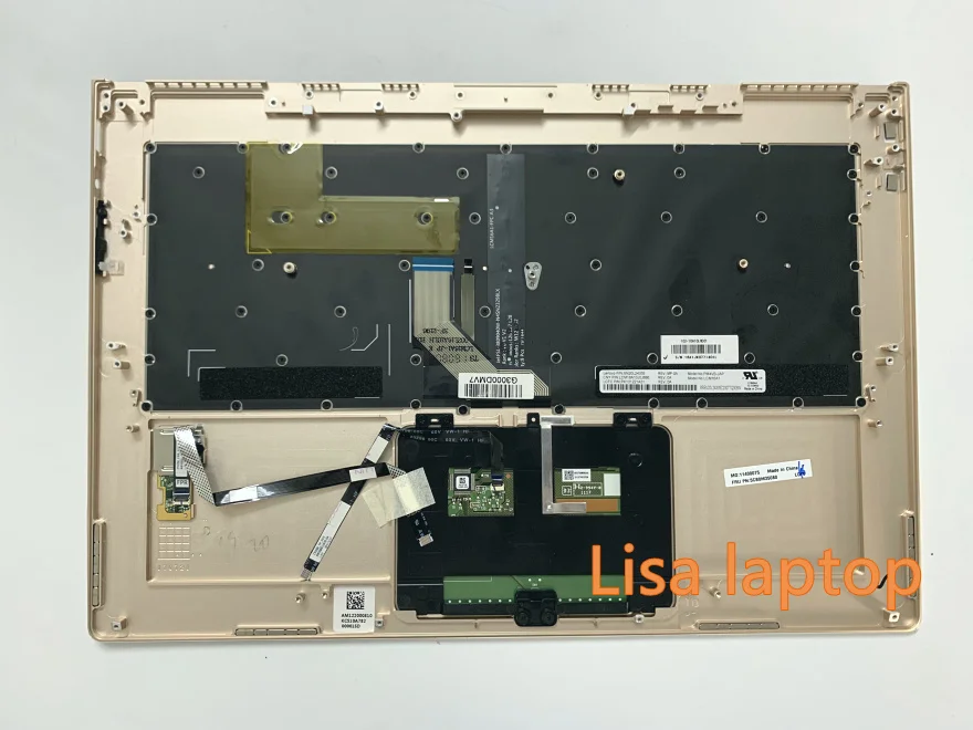 Для lenovo yoga 910-13 Клавиатура c оболочкой Золотой каретки возврат верхний чехол L 80vf Золотой w/KB ja c-чехол с клавиатурой 5CB0M3508