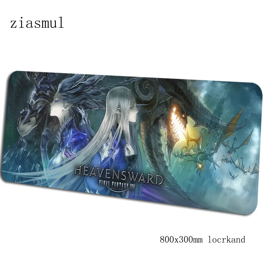 Final fantasy xiv коврик для мыши 800x300x3 мм Kawaii компьютерный коврик для мыши геймпад из натурального каучука, игровой коврик для мыши, офисный коврик для мыши - Цвет: pattern 2