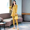 Good Deal Elegant Debutante Business Suit Women's 2019 New Style Autumn And Winter Suede Slimming Small Suit Pants Trendy Two-Piece Set 4000731956339